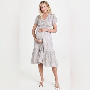 Hatch maternity emmeline dress floral 0 xs